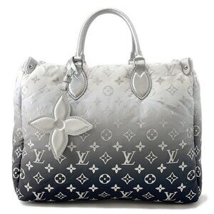 LOUIS VUITTON LV SKI Onthego Size MM Monogram・Nylon Frost